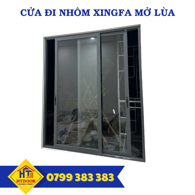Cửa đi nhôm Xingfa mở lùa - HTDoor