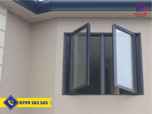 Cửa sổ nhôm Xingfa mở quay 2 cánh - HTDoor