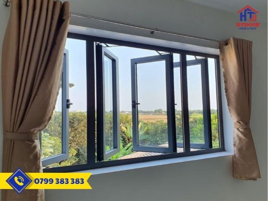 Cửa sổ nhôm Xingfa mở quay - HTDoor