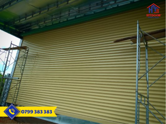 Cửa cuốn Đài Loan mạ màu 1ly - HTDoor