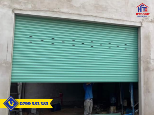 Cửa cuốn Đài Loan có lỗ thoáng - HTDoor