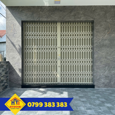 Cửa kéo sơn tĩnh điện - HTDoor