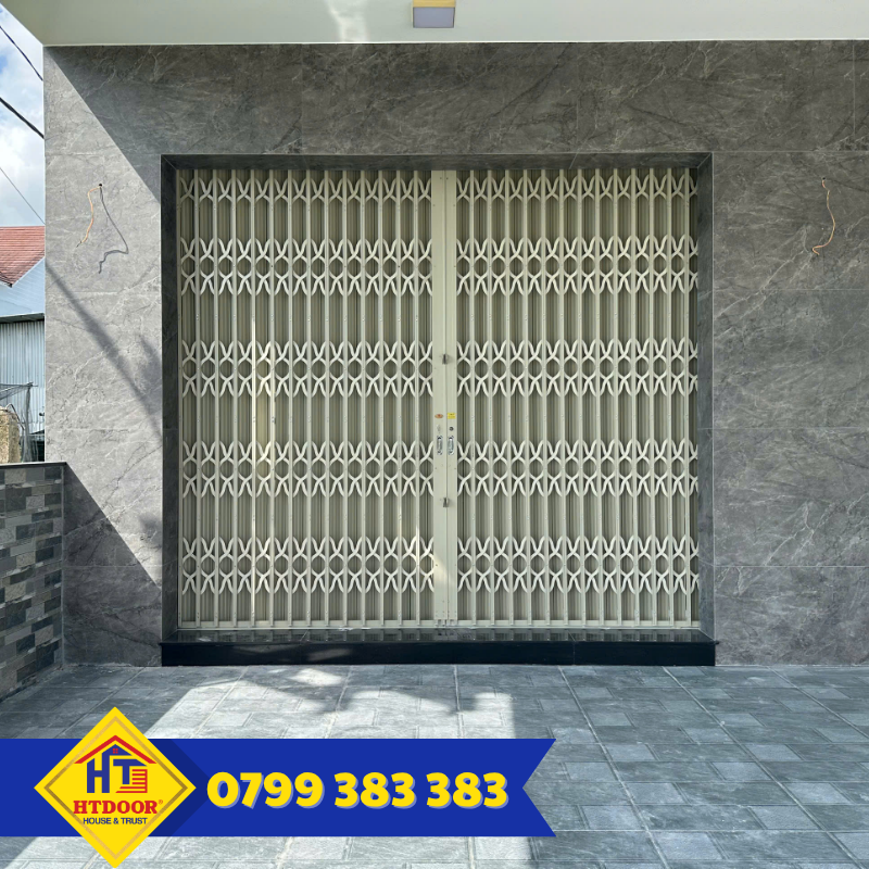 Cửa kéo sơn tĩnh điện - HTDoor