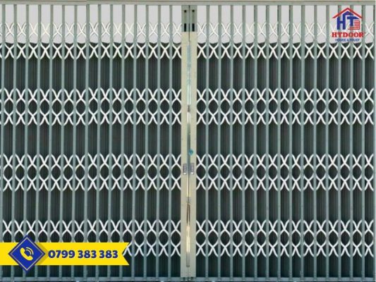 Cửa kéo sơn tĩnh điện tại Châu Thành - HTDoor