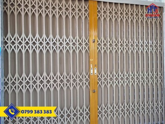 Cửa kéo sơn tĩnh điện - HTDoor