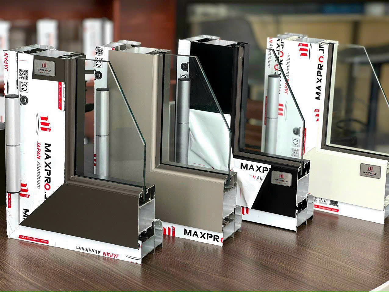 Lát cắt mẫu thanh nhôm Maxpro