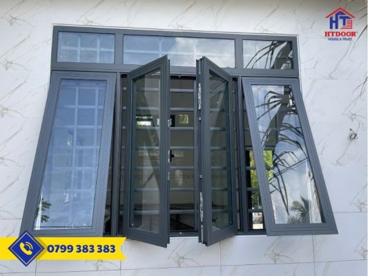 Cửa sổ nhôm Xingfa mở hất và mở quay