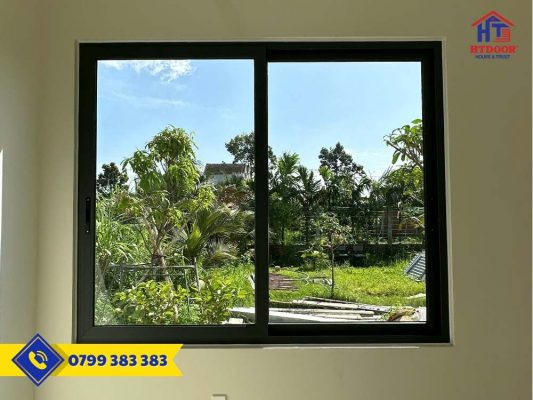 Cửa sổ mở lùa nhôm Xingfa 2 cánh - HTDoor