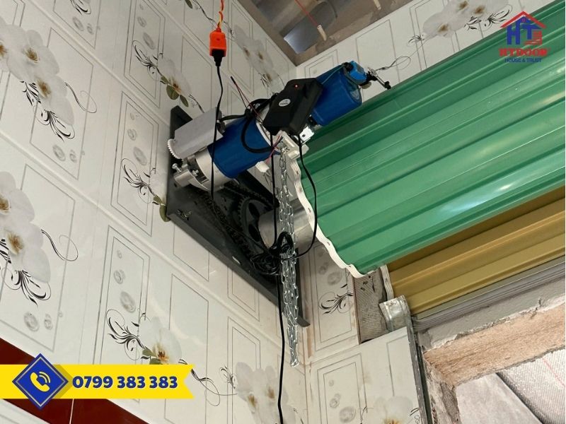 Lắp motor cửa cuốn ÚC