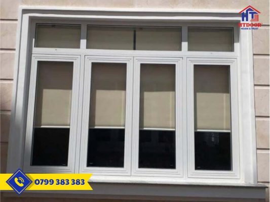 Cửa sổ nhôm Xingfa màu trắng