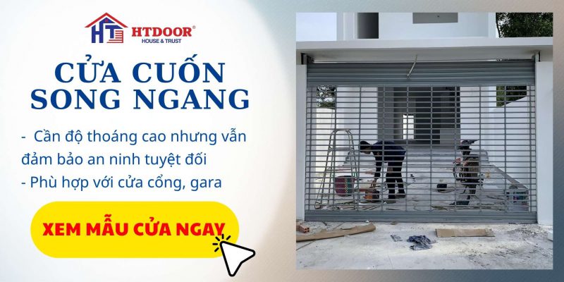 Cửa cuốn song ngang - HTDoor