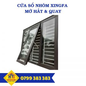 Cửa sổ nhôm Xingfa mở hất & quay - HTDoor