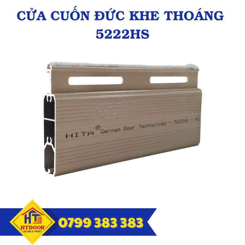 Cửa cuốn Đức khe thoáng 5222HS Cửa cuốn Đức khe thoáng 5222HS