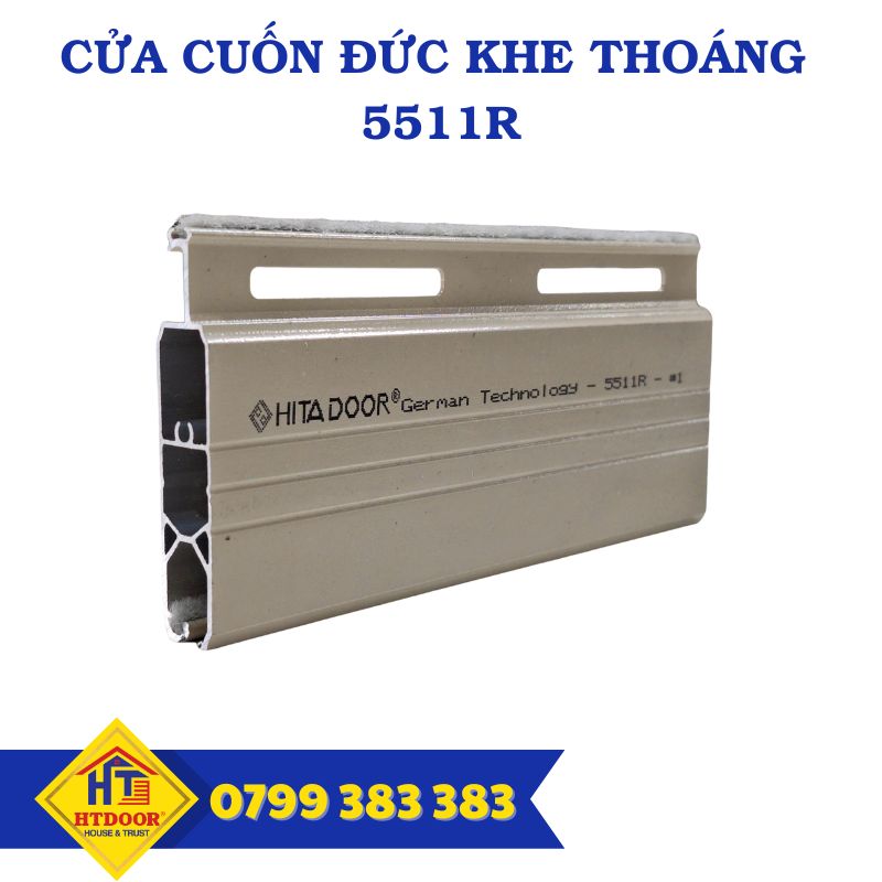 Cửa cuốn Đức khe thoáng 5511R - HTDoor Cửa cuốn Đức khe thoáng 5511R - HTDoor