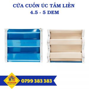 Cửa cuốn Úc tấm liền 4.5-5 dem - HTDoor