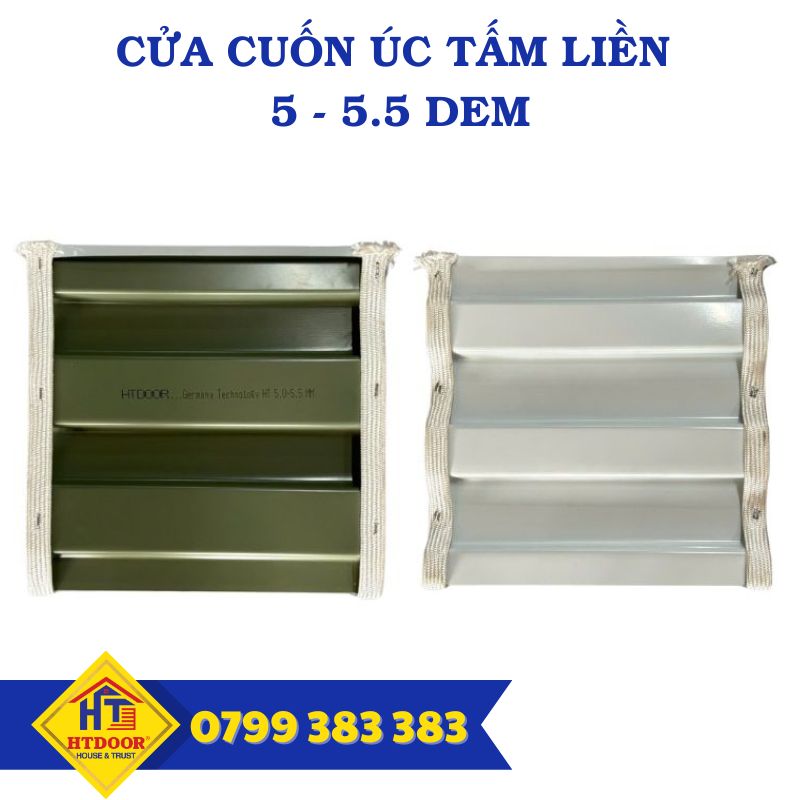 Cửa cuốn Úc tấm liền 5-5.5 dem - HTDoor Cửa cuốn Úc tấm liền 5-5.5 dem - HTDoor