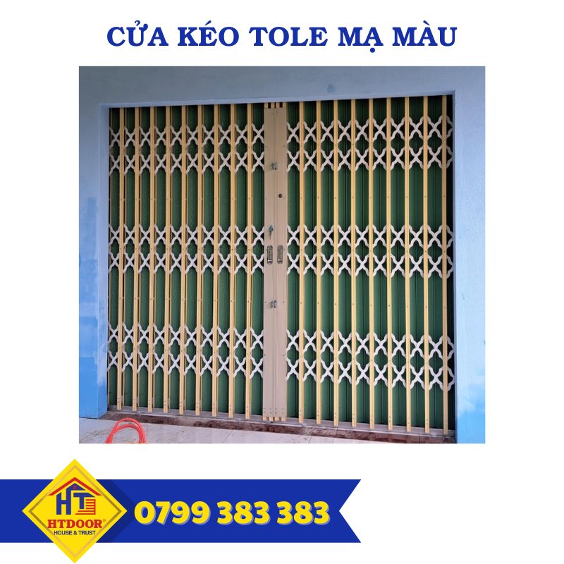 Cửa kéo tole mạ màu