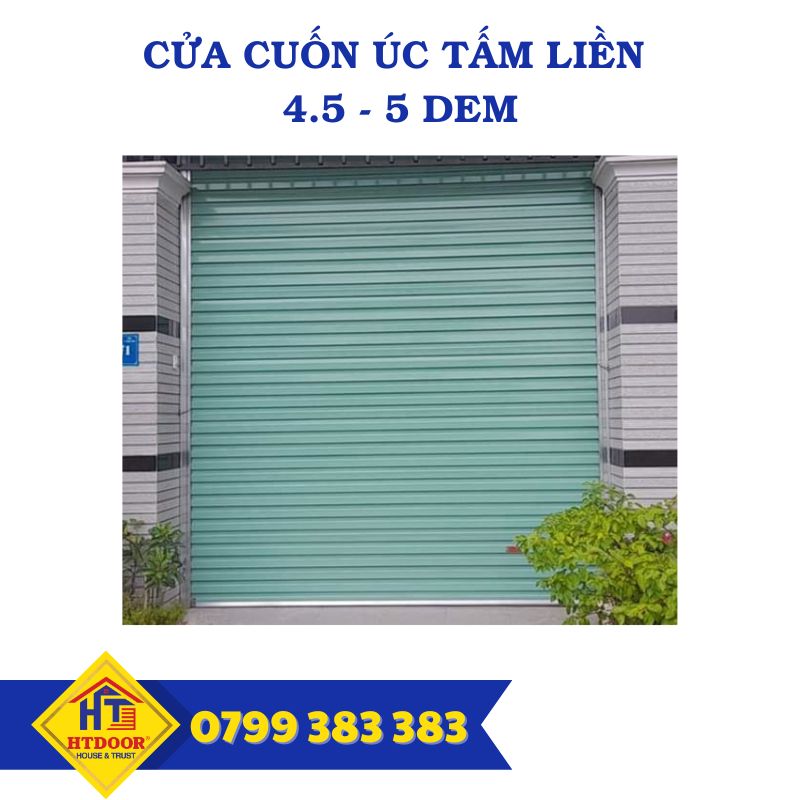 Cửa cuốn Úc tấm liền 4.5-5 dem - HTDoor Cửa cuốn Úc tấm liền 4.5-5 dem - HTDoor
