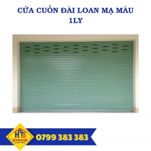 Cửa cuốn Đài Loan mạ màu 1.0mm - HTDoor