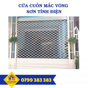 Cửa cuốn mắc võng sơn tĩnh điện - HTDoor