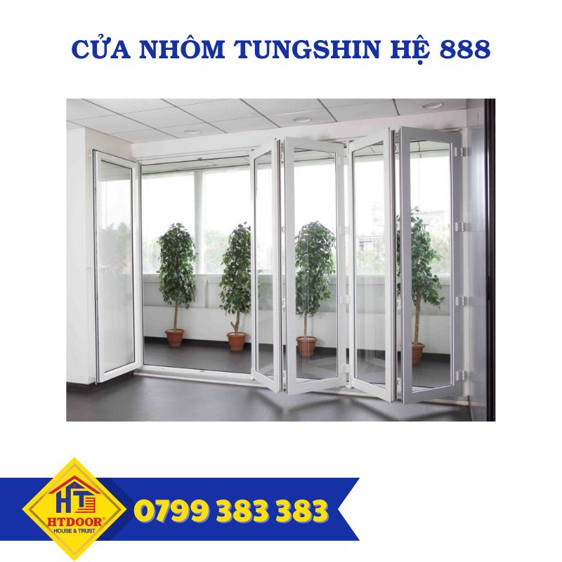 Cửa nhôm Tungshin hệ 888 Cửa nhôm Tungshin hệ 888