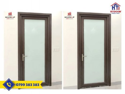 Cửa đi nhôm Maxpro 1 cánh mở quay