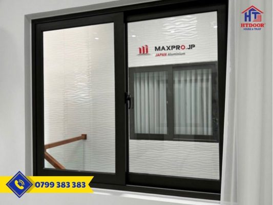 Cửa sổ nhôm Maxpro mở lùa 2 cánh