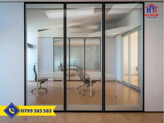 Vách ngăn kính nhôm Xingfa