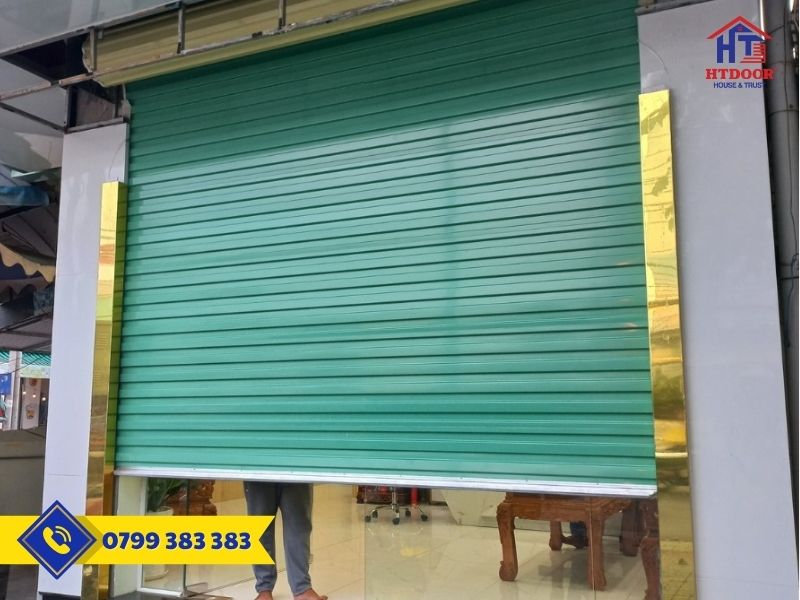 Cửa cuốn Úc màu xanh - HTDoor