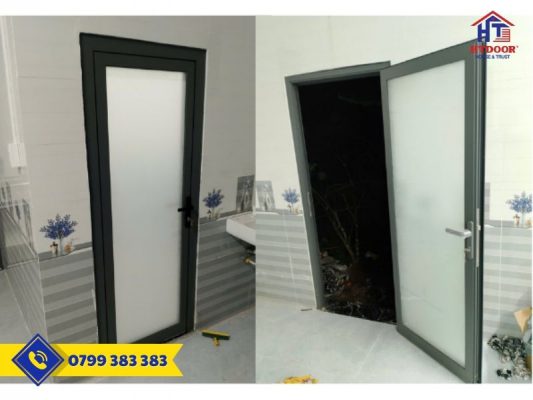 Cửa đi nhôm Xingfa 1 cánh mở quay