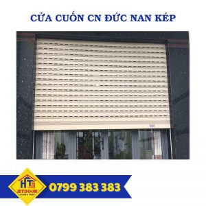 Cửa cuốn CN Đức nan kép