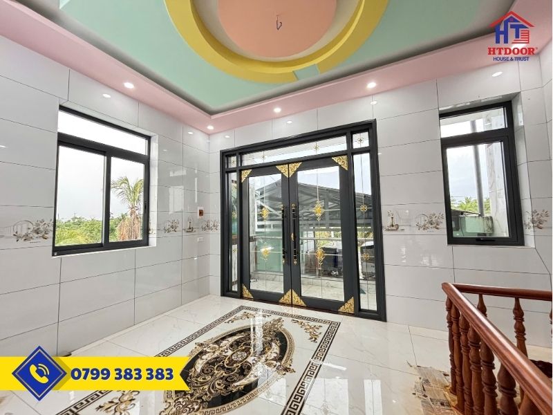 Công trình cửa nhôm nhà anh Quốc - HTDoor