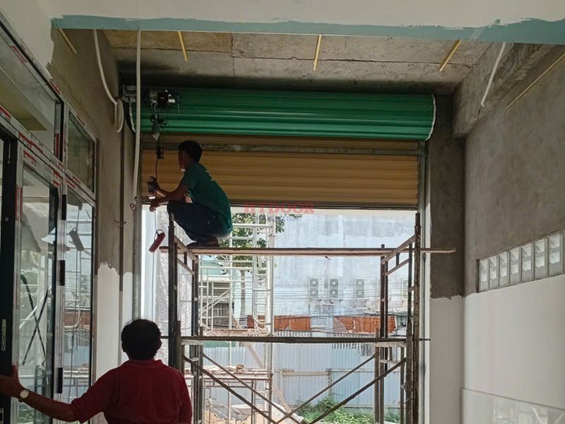 Vận hành thử nghiệm cửa trước khi bàn giao khách hàng