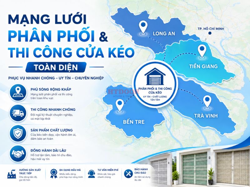 Mạng lười phân phối cửa kéo HTDoor